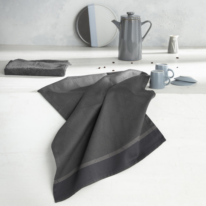 DDDDD keukendoek Barrier - 50x55cm - Antraciet - 6 stuks