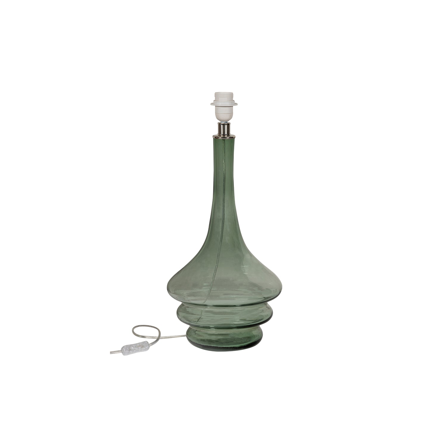 WOOOD Straw Tafellamp Voet - Glas - Olive Green - 52x22x22