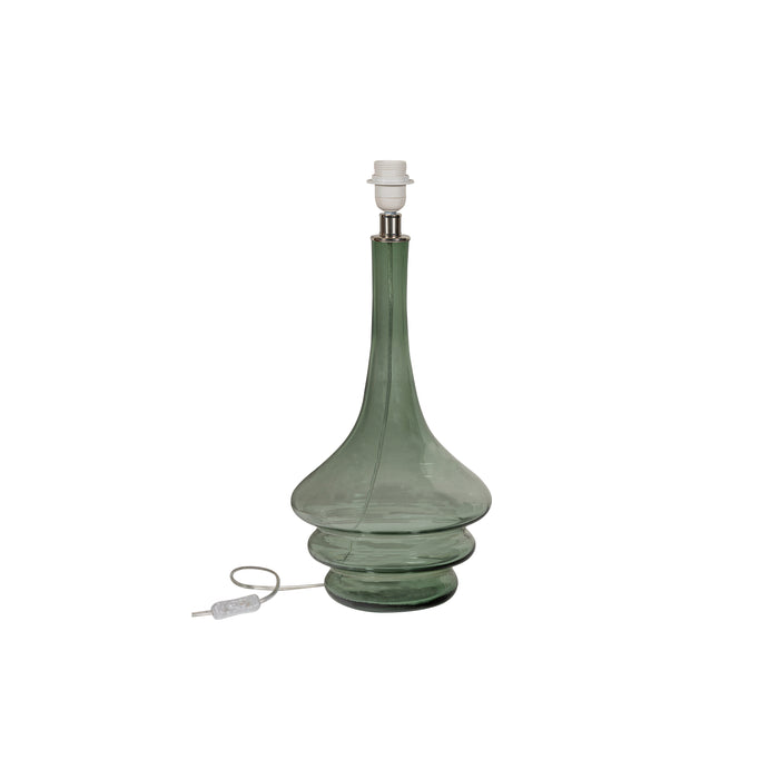 WOOOD Straw Tafellamp Voet - Glas - Olive Green - 52x22x22