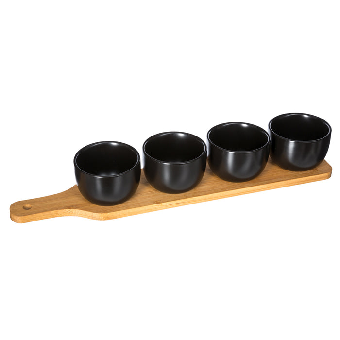 Bamboe Tapas Aperatief plank - Set van 5