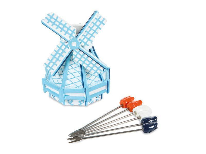 Party Prikker Set Molen Delfts Blauw - Boska
