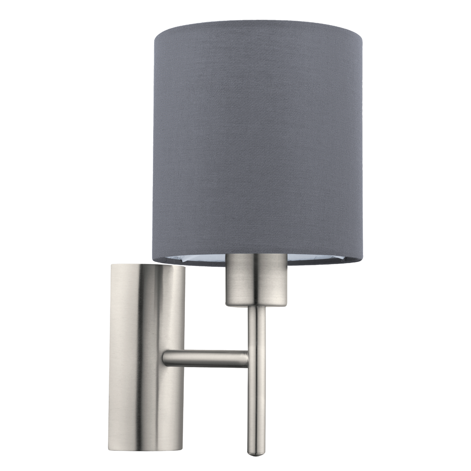 EGLO Pasteri - Wandlamp - 1 Lichts - Nikkel-Mat - Grijs