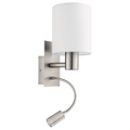EGLO Pasteri Wandlamp - E27|LED - 38 cm - Grijs|Wit