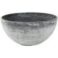 Ter Steege Bloempot schaal - kunststof - grijs - D35xH17 cm
