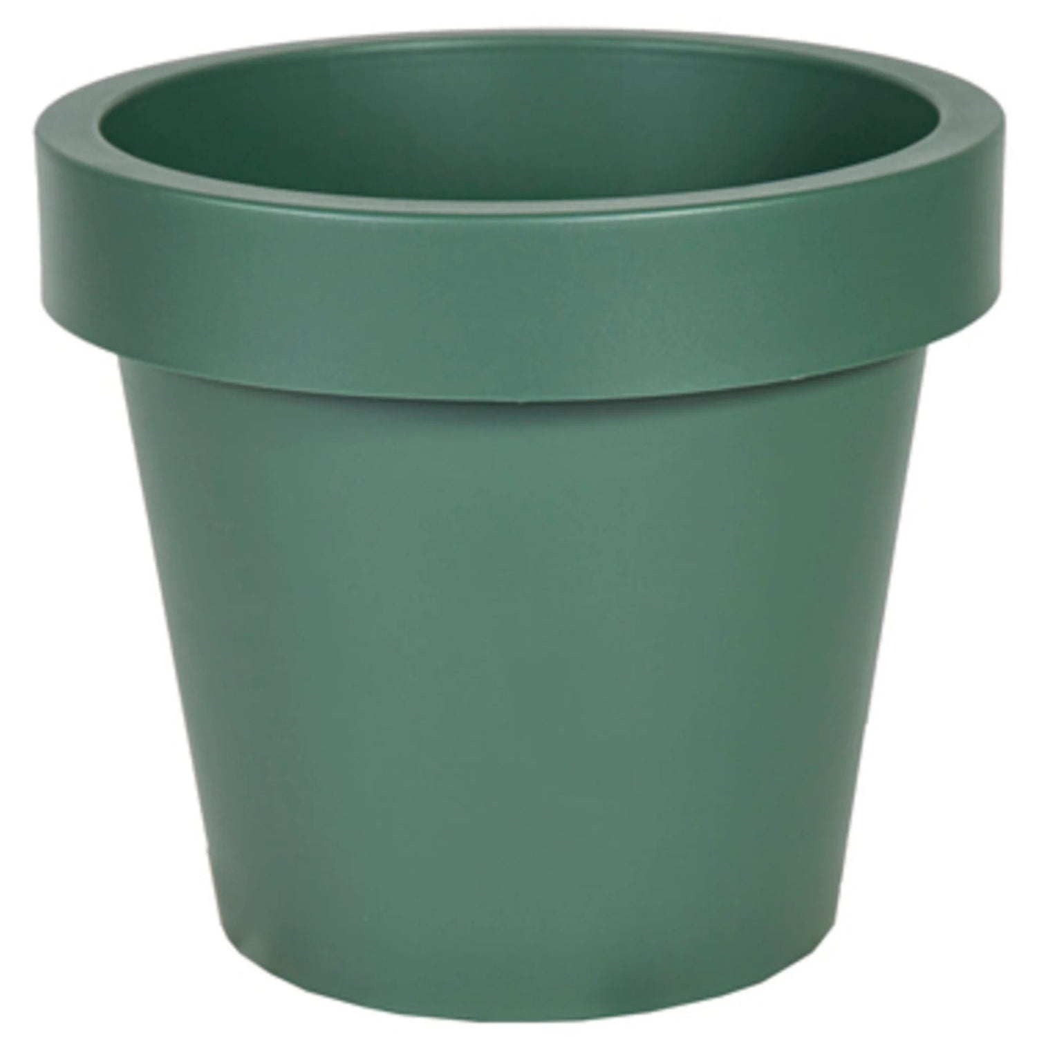 Mega Collections Plantenpot|bloempot - kunststof - groen - D25 cm