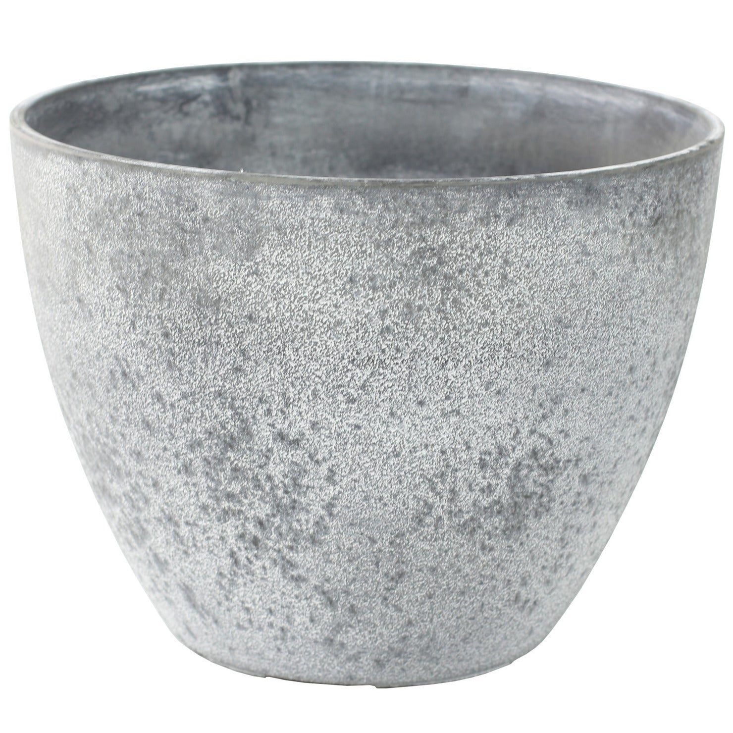 Ter Steege Plantenpot - betongrijs - kunststof - 22 x 17 cm