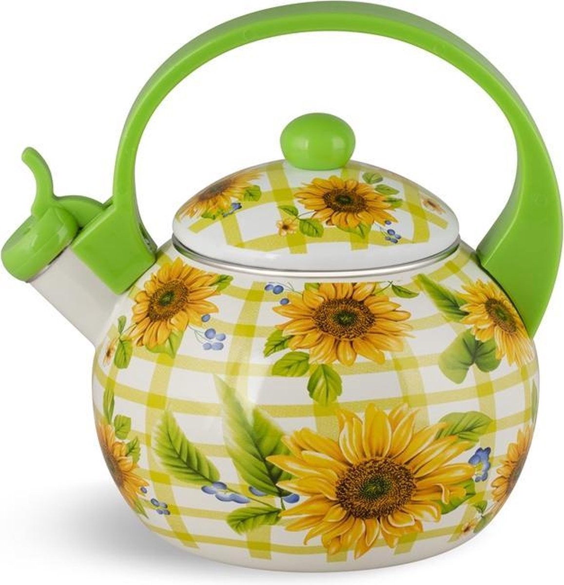 Edenberg Enamel Line - Retro Emaille Fluitketel - 2.2 liter