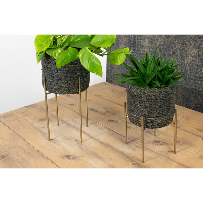 Ter Steege Plantverhoger - goudkleurig - H25 x B25 cm