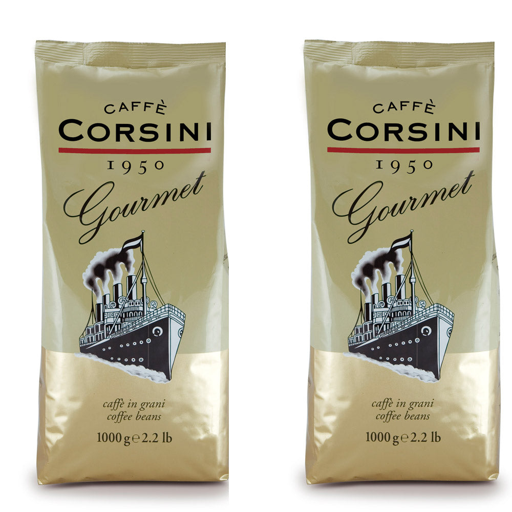 Caffè Corsini Gourmet koffiebonen 2 zakken à 1 kilo