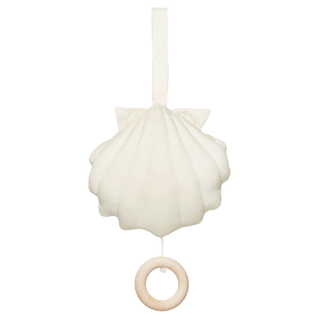 Cam Cam Copenhagen Muziekdoosje schelp met klittenbandlus -