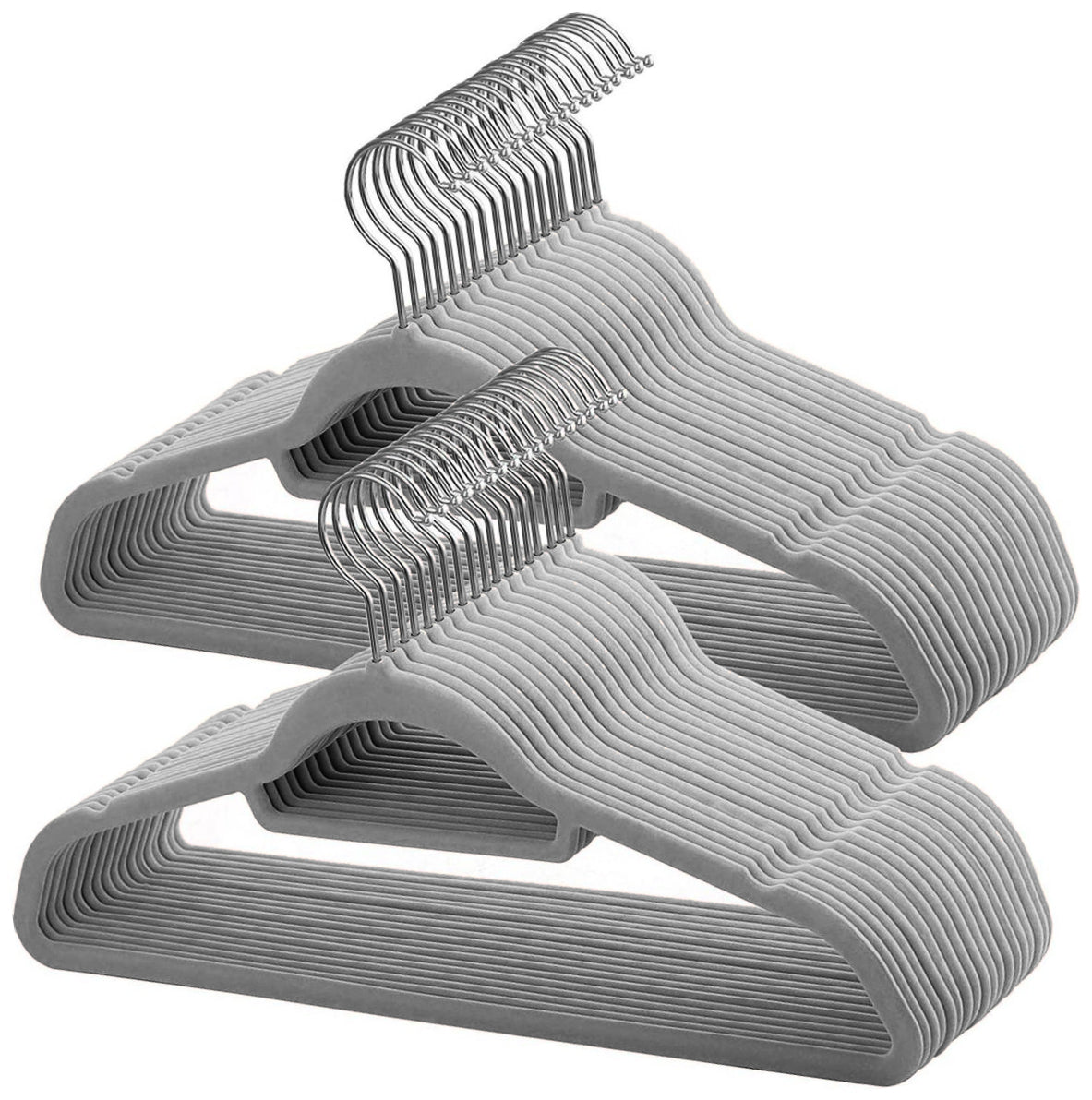 ACAZA Kledinghanger Grijs  - 50 st.