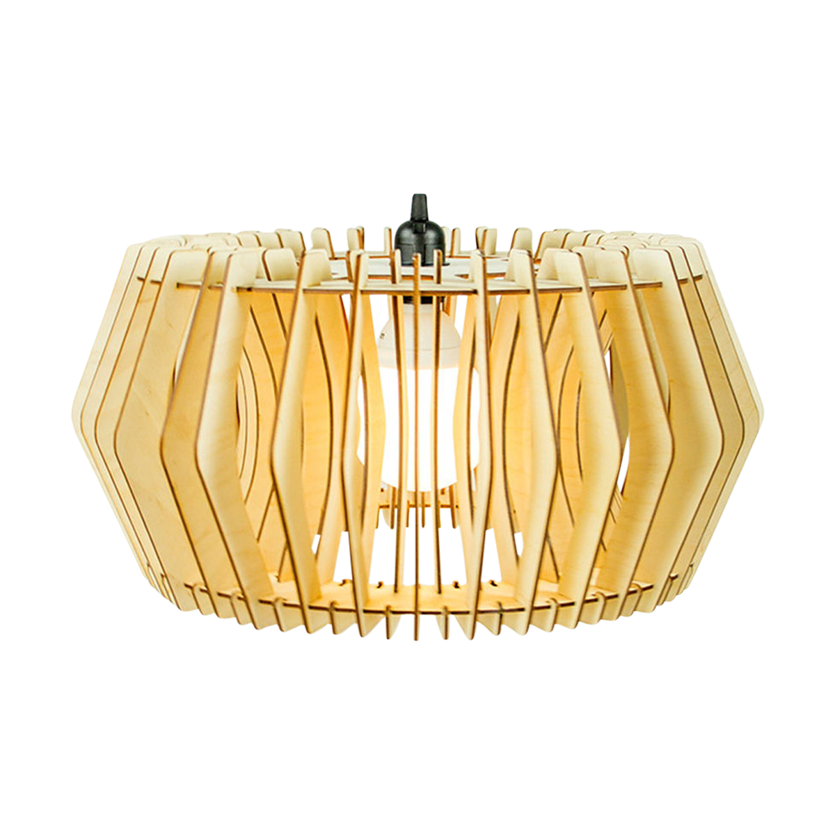 Bomerango Caeser S houten lampenkap small - Ø 43 cm