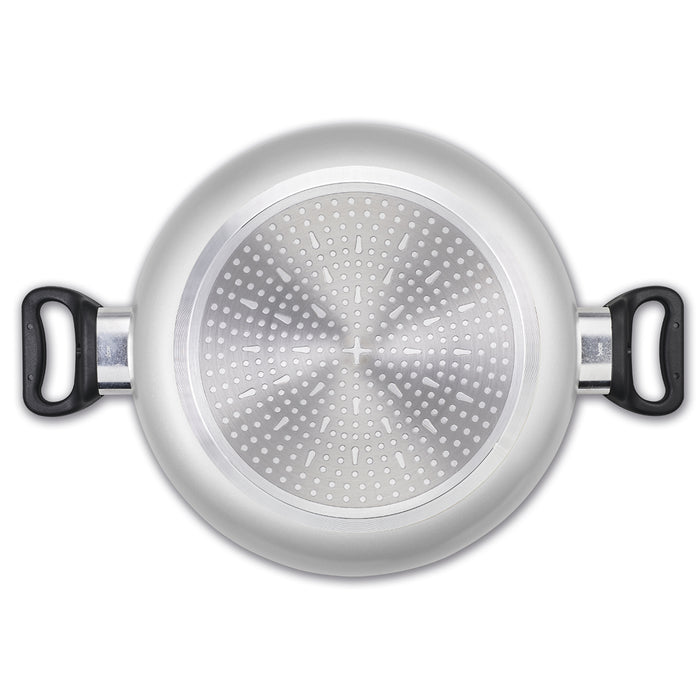 Brabantia Indu+ Hapjespan, 28 cm, anti-aanbaklaag