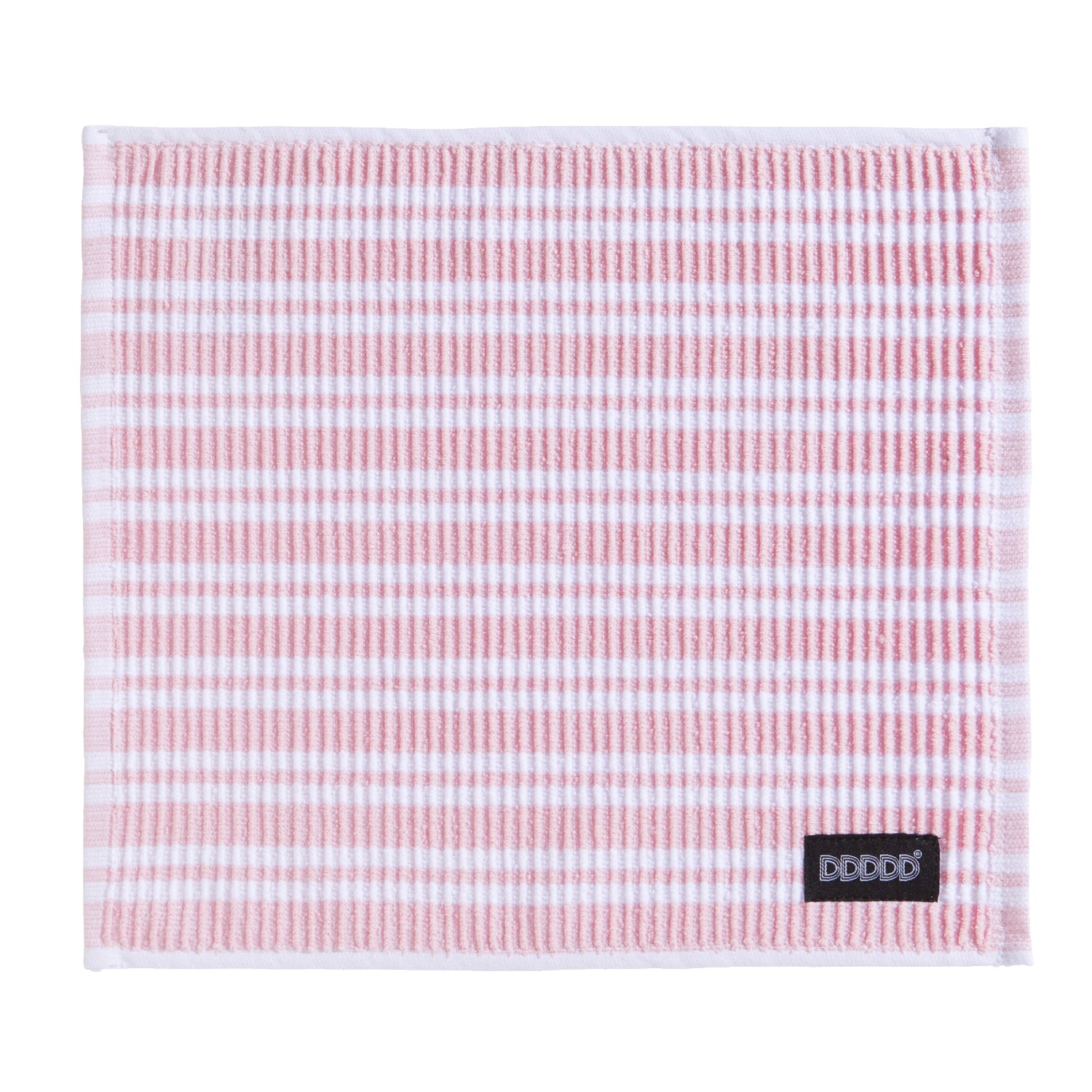 DDDDD vaatdoek Basic Clean - 30x30cm - Pastelroze gestreept - 4 stuks
