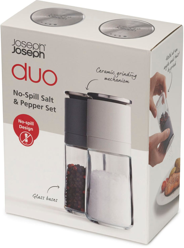 Duo No-spill Zout- en Pepermolen - Joseph Joseph