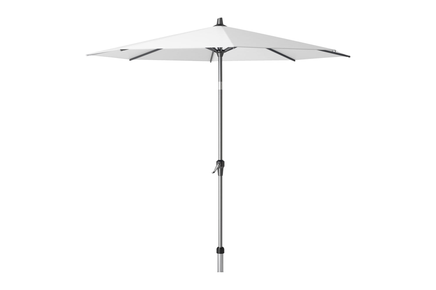 Platinum Riva stokparasol 2,7 m. rond - Wit