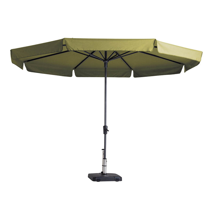 Madison Parasol Syros Luxe rond 350 cm saliegroen