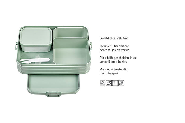 Bento lunchbox Take a Break large - Vivid mauve