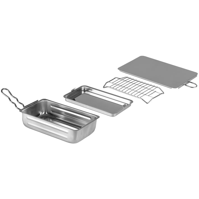 Jay Hill Rookoven - RVS - 28 x 17 x 7 cm