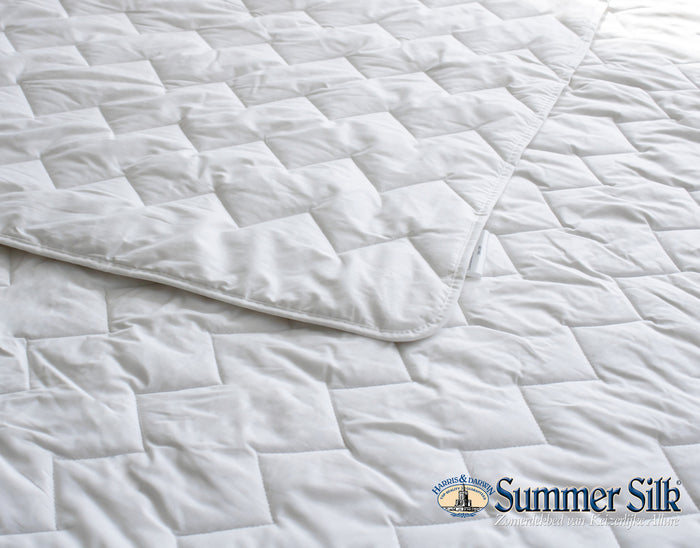 H&D Summer Silk Koel natuur zijde Zomer dekbed 240x200cm