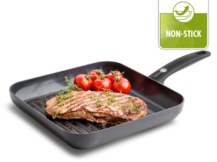 GreenPan Cambridge Black vierkante Grillpan