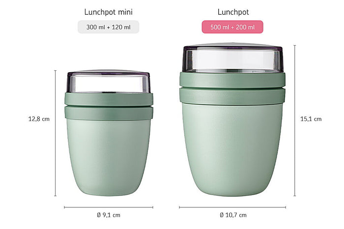 Lunchpot Ellipse - Vivid blue