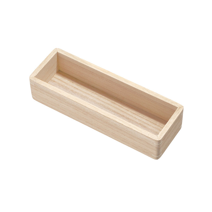 Lade Organizer, 7.6 x 7.6 x 5 cm, Paulownia Hout, Beige - iDesign | Th