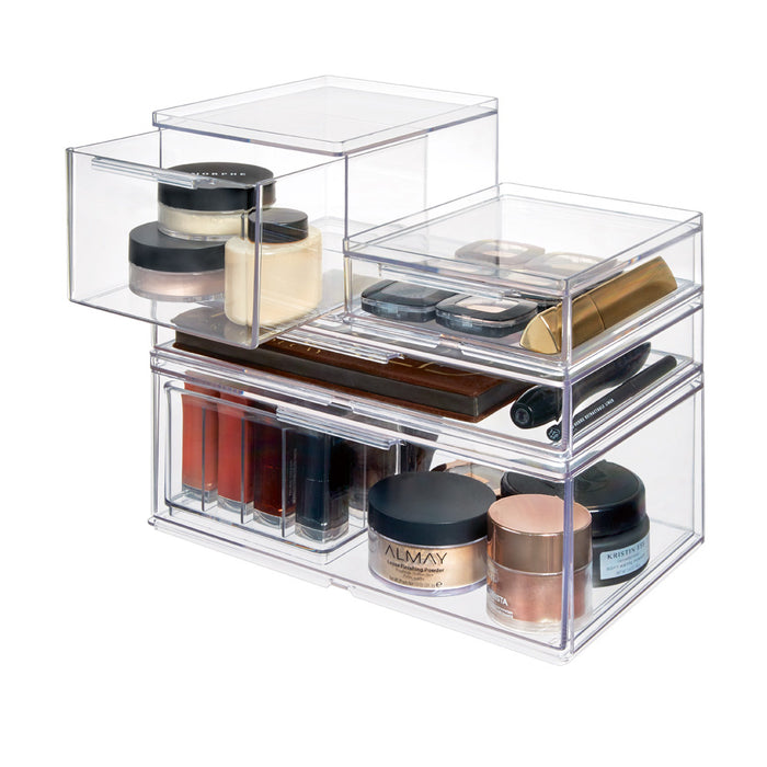 iDesign - Opberglade, 17.8 x 26.7 x 10.8 cm, Kunststof, Transparant -