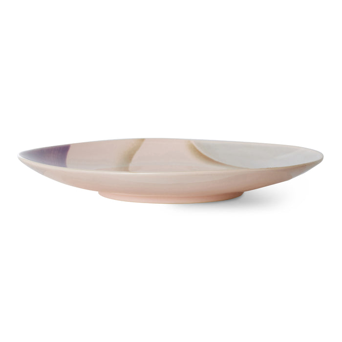 HKliving 70's Bord Ø 22 cm - Set van 2 - Valley