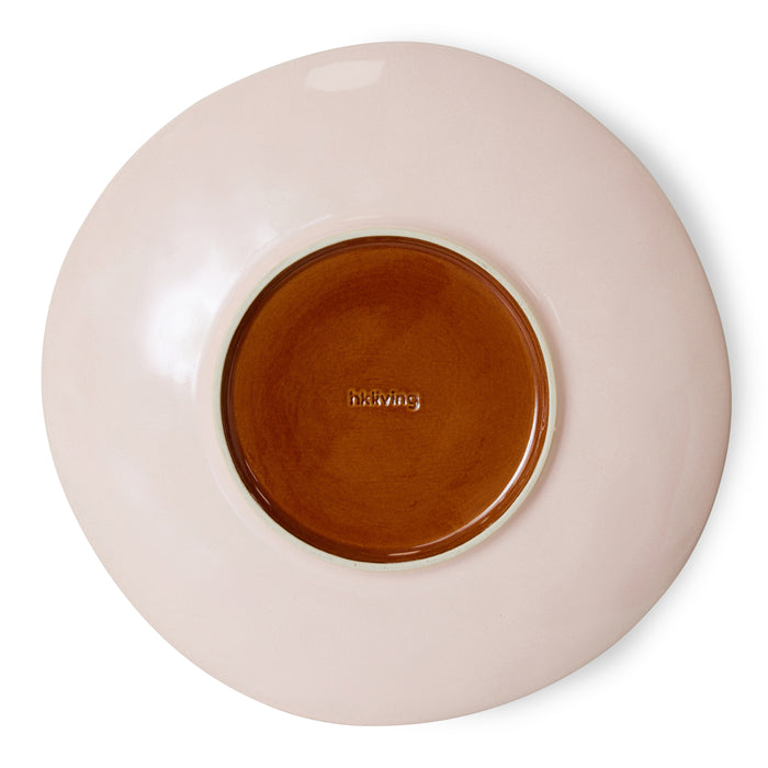 HKliving 70's Bord Ø 22 cm - Set van 2 - Valley