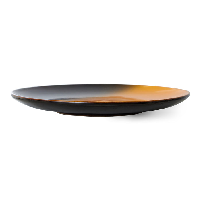 HKliving 70's Dessertbord Ø 17,5 cm - Set van 2 - Sunshine