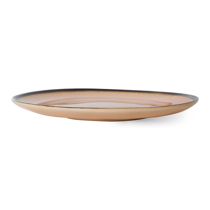 HKliving 70's Dessertbord Ø 17,5 cm - Set van 2 - Horizon