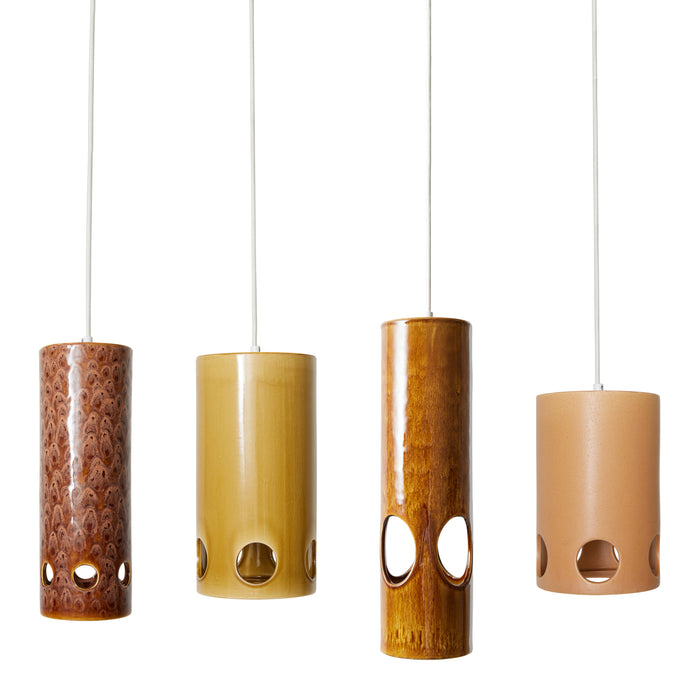HKliving Ceramic Hanglamp - Mustard