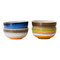 HKliving 70's Kommetjes Ø 8,3 cm - Set van 4 - Sierra
