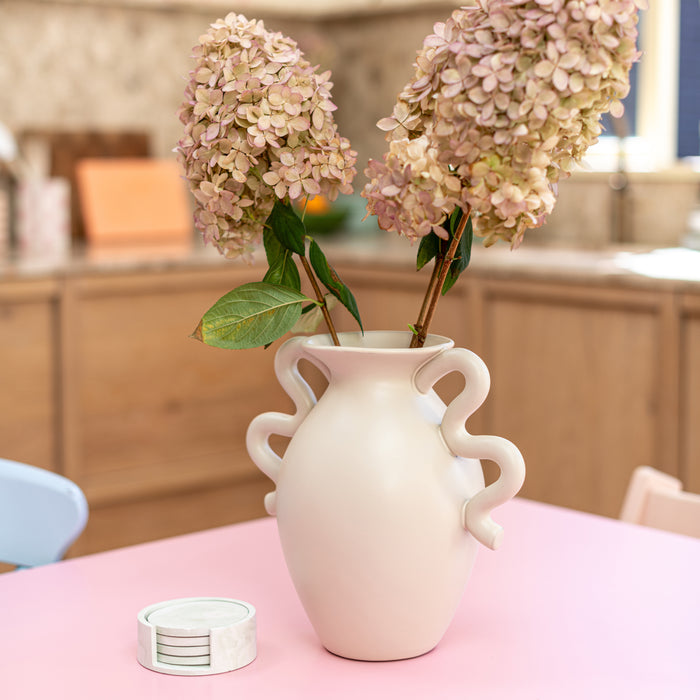 ferm LIVING Verso Vaas - Crème