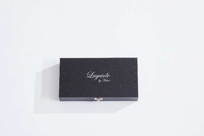 Steakmessen, Set van 6, Olijfhout|RVS, Bruin - In Luxe Giftbox - Lagui