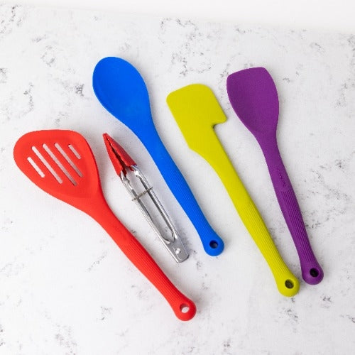 Keukengerei Set, Siliconen, 5 Delig - ColourWorks | Brights