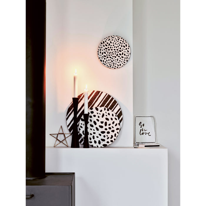 vtwonen Kandelaars - 2 Stuks - Metaal - Zwart - Hoogte 20cm
