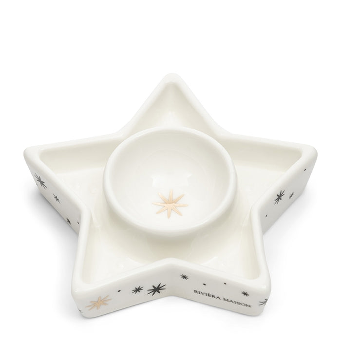Riviera Maison Eierdoppen, Wit - Magical Christmas - 2 stuks