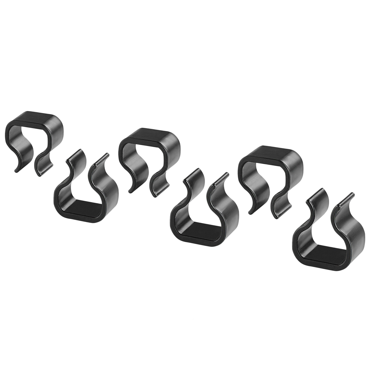 Beliani - RIETI - Verbindingsklemmen (6 stuks) - Zwart
