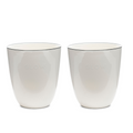 Riviera Maison Koffiemokken, Wit - Glow - 2 stuks