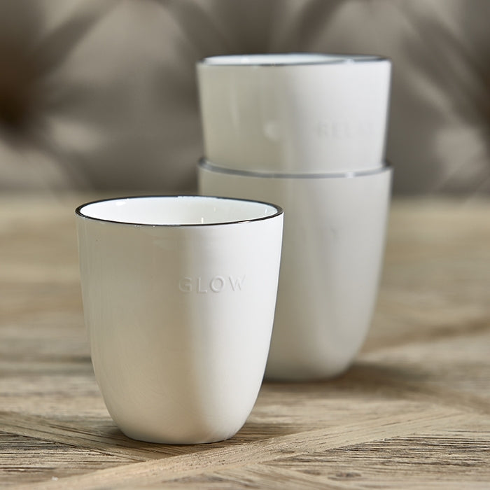 Riviera Maison Koffiemokken, Wit - Glow - 2 stuks