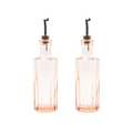 Brût Homeware, Set van 2, Olie|Azijn set 30 CL, zacht roze
