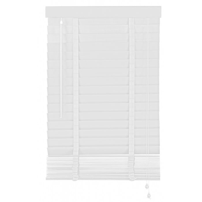 Jaloezie Hout Wit - Hout - 60x210x5cm (BxHxD)