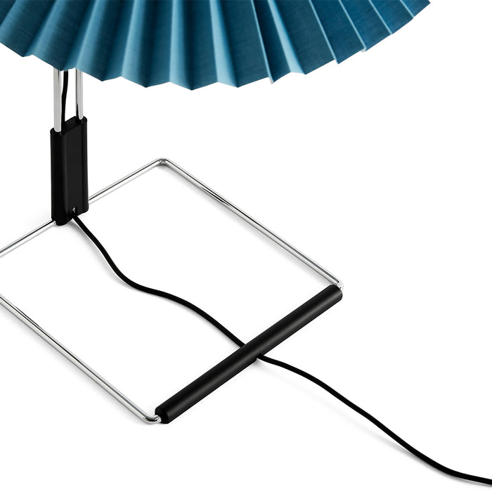 HAY Matin Tafellamp Mirror Base H 38 cm - Placid Blue