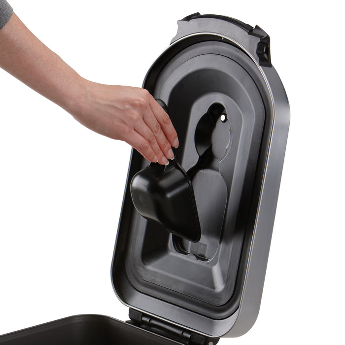 Simplehuman - Opbergbox voor Huisdierenvoer, Medium, 25 L, Zilver - Si