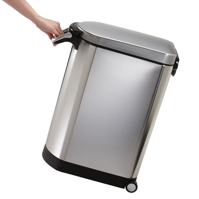 Simplehuman - Opbergbox voor Huisdierenvoer, Medium, 25 L, Zilver - Si