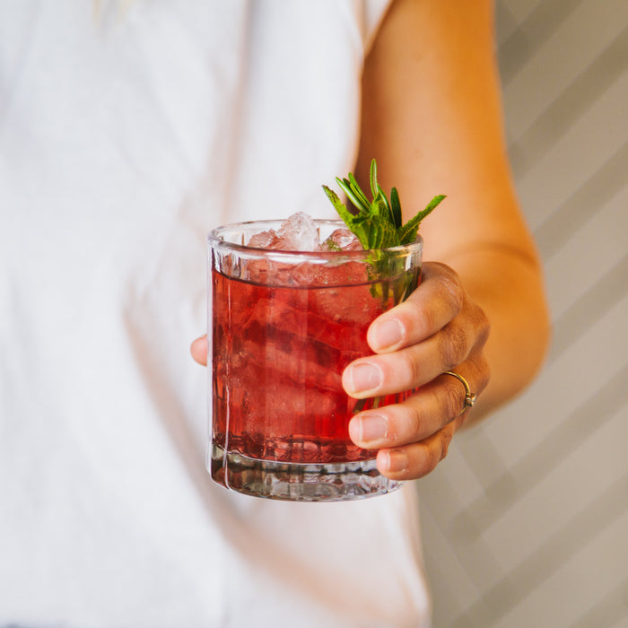 Brût Homeware, Set van 4, Whiskey Tumbler 25 CL, helder