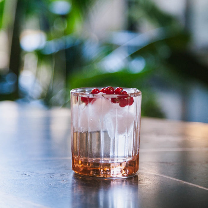 Brût Homeware, Set van 4, Whiskey Tumbler 25 CL, zacht roze