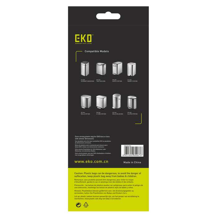 EKO Vuilniszakkenset F1 24x20 st 18-28 L wit
